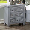 Furniture of America Castlile Gray Transitional Night Stand Model CM7413GY-N
