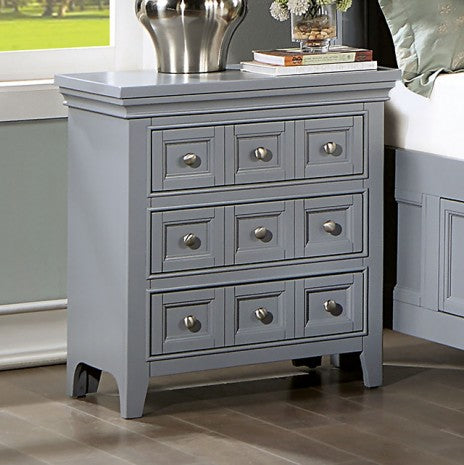 Furniture of America Castlile Gray Transitional Night Stand Model CM7413GY-N
