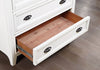 Furniture of America Castile White Transitional Chest Model CM7413WH-C