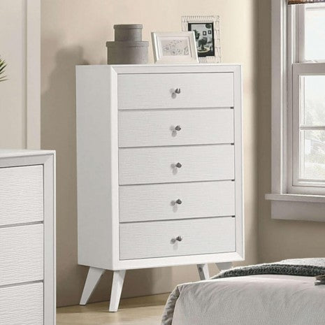 Furniture of America Dortmund White Contemporary Chest Model CM7465WH-C