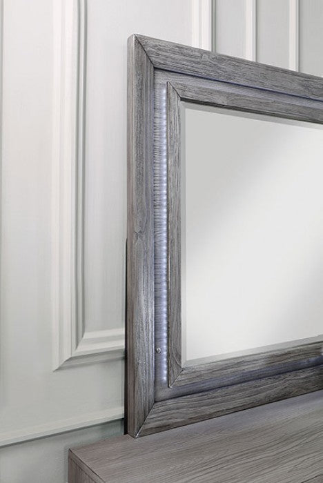 Furniture of America Raiden Gray Transitional Mirror Model CM7468GY-M