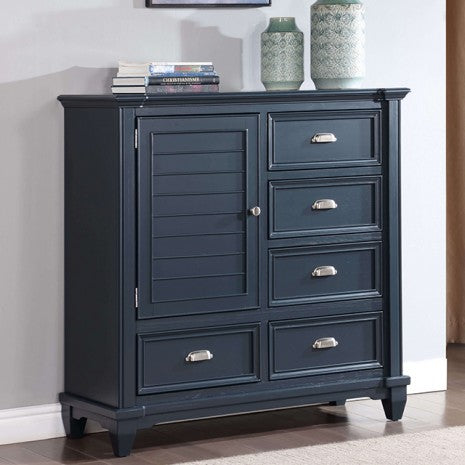 Furniture of America Manzanillo Slate Blue Transitional Armoire Model CM7470BL-AR