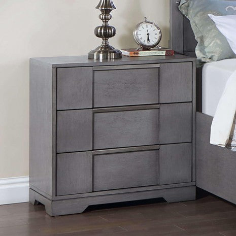 Furniture of America Regulus Gray Contemporary Night Stand Model CM7475GY-N