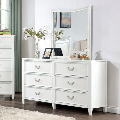 Furniture of America Lycoris White Transitional Dresser Model CM7477WH-D
