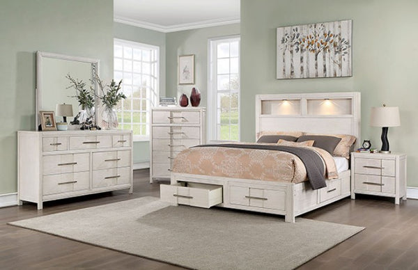 Furniture of America Berenice White Transitional Chest Model CM7580WH-C