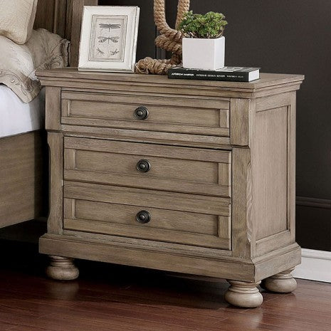 Furniture of America Wells Gray Transitional Night Stand Model CM7568N