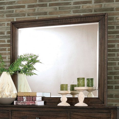 Furniture of America Agapetos Walnut Transitional Mirror Model CM7581M