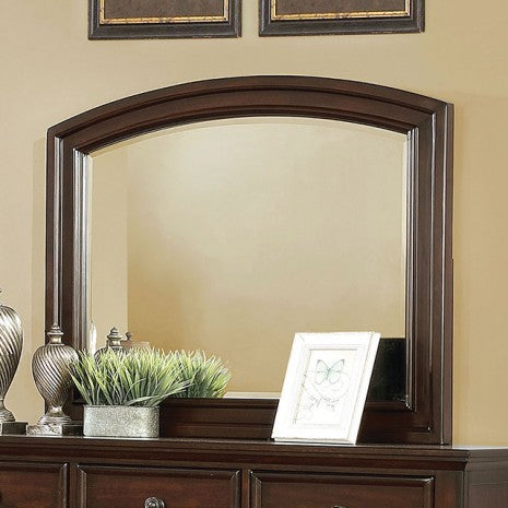 Furniture of America Castor Brown Cherry Transitional Mirror Model CM7590CH-M