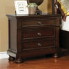 Furniture of America Castor Brown Cherry Transitional Night Stand Model CM7590CH-N