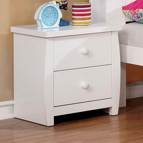 Furniture of America Marlee White Transitional Night Stand Model CM7651WH-N