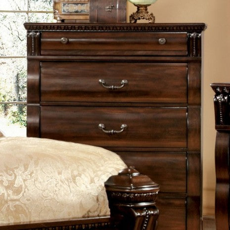 Furniture of America Burleigh Cherry Transitional Chest Model CM7791C