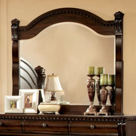 Furniture of America Burleigh Cherry Transitional Mirror Model CM7791M