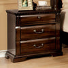 Furniture of America Burleigh Cherry Transitional Night Stand Model CM7791N