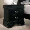 Furniture of America Louis Philippe Black Transitional Night Stand Model FM7866BK-N