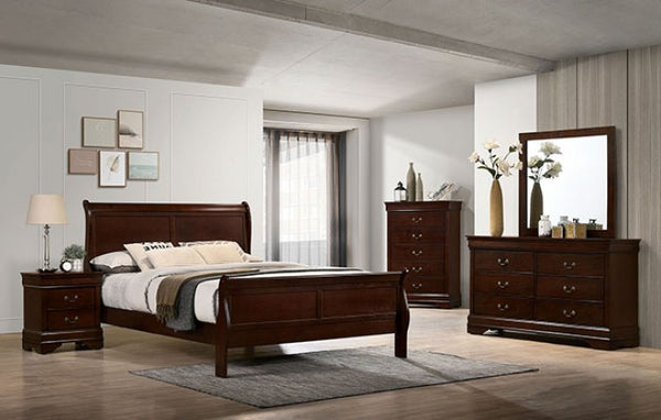 Furniture of America Louis Philippe Dark Cherry Transitional Dresser Model FM7866CH-D