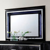 Furniture of America Bellanova Black Contemporary Mirror Model CM7979BK-M