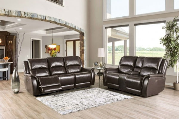 Furniture of America Gorgius Espresso Transitional Power Recliner Model CM9910ES-CH-PM