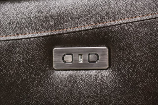 Furniture of America Gorgius Espresso Transitional Power Recliner Model CM9910ES-CH-PM