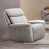 Furniture of America Artemia Light Taupe Transitional Power Recliner Model CM9922FG-CH-PM