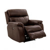 Furniture of America Antenor Brown Transitional Power Recliner Model CM9926MB-CH-PM