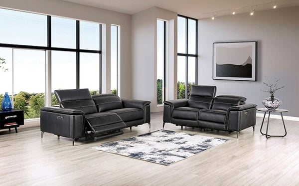 Furniture of America Ascona Black Contemporary Power Recliner Model CM9927BK-CH-PM