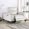 Furniture of America Ascona Light Taupe Contemporary Power Recliner Model CM9927FG-CH-PM