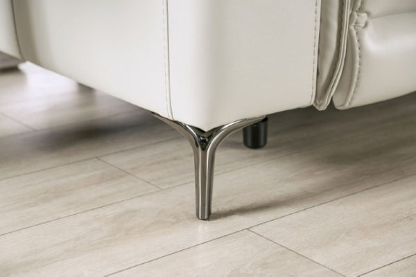 Furniture of America Ascona Light Taupe Contemporary Power Recliner Model CM9927FG-CH-PM