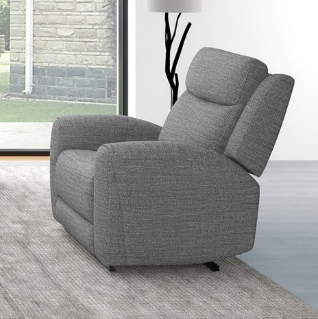Furniture of America Antonius Gray Contemporary Manual Recliner Model CM9985GY-CH-M