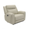 Furniture of America Jacobus Beige Transitional Manual Recliner - Leather Model CM9986BG-CH-M
