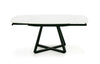 Modrest Cofrey Contemporary White Ceramic Extendable Dining Table Model VGEWD2055EA-WHT-DT