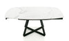 Modrest Cofrey Contemporary White Ceramic Extendable Dining Table Model VGEWD2055EA-WHT-DT
