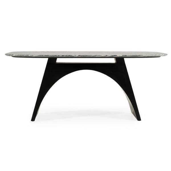 Modrest Colbert Modern Black & White Marble Dining Table Model VGNR-NI90065