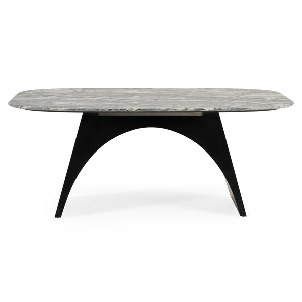 Modrest Colbert Modern Black & White Marble Dining Table Model VGNR-NI90065