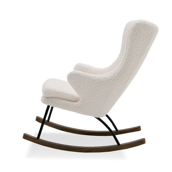 Modrest Colfax Modern White Sheep Rocking Chair Model VGDWJ1817-WHT-CH