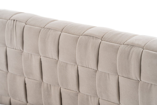 Eastern King Modrest Concord Modern Light Grey Velvet Bed Model VGVCBD2311-EK