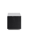 Modrest Concord Modern Black Marble & Black Ash & Aluminum Nightstand Model VGVC-N2301