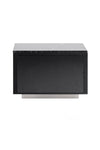 Modrest Concord Modern Black Marble & Black Ash & Aluminum Nightstand Model VGVC-N2301
