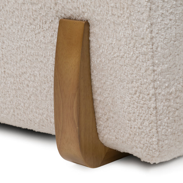 Conrad Modern Beige Fabric Sectional With 3 Recliners