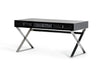 A&X Congress Transitional Black Crocodile Desk Model VGUNAS706-150-BLK
