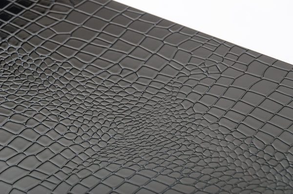 Congress Transitional Black Crocodile Desk