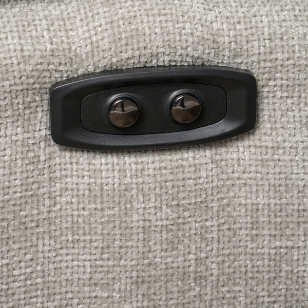 Divani Casa Corinth Modern Gray Fabric Sectional Sofa With 3 Power Recliners Model VGKM-KM.920-GRY