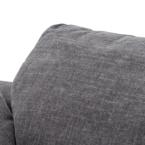 Divani Casa Corinth Modern Dark Gray Fabric Sectional Sofa With 3 Power Recliners Model VGKM-KM.920-CHAR