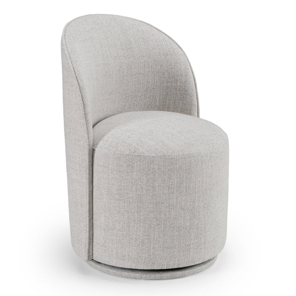 Modrest Correa Modern Light Grey Fabric Swivel Dining Chair Model VGKK-KF.Y1179-LTGRY