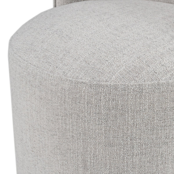 Modrest Correa Modern Light Grey Fabric Swivel Dining Chair Model VGKK-KF.Y1179-LTGRY