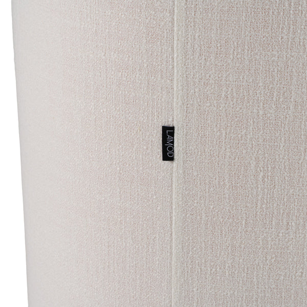 Modrest Correa Modern White Fabric Swivel Dining Chair Model VGKK-KF.Y1179-WHT