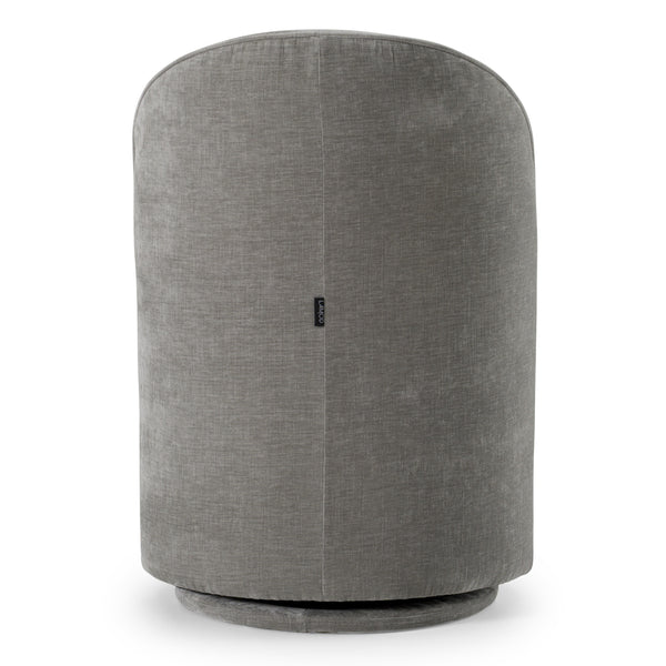 Modrest Correa Modern Dove Grey Fabric Swivel Dining Chair Model VGKK-KF.Y1179-DOVE