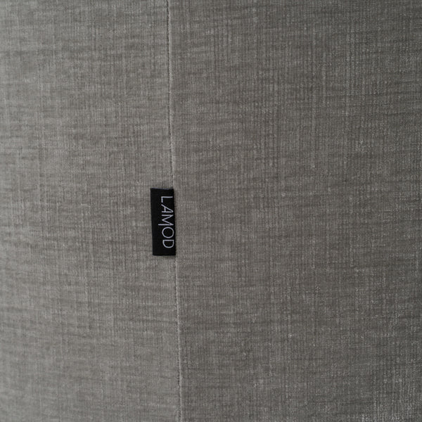 Correa Modern Dove Grey Fabric Swivel Dining Chair