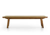 Modrest Cosgrove Mid Century Taupe & Walnut Dining Bench Model VGCSBS-1486