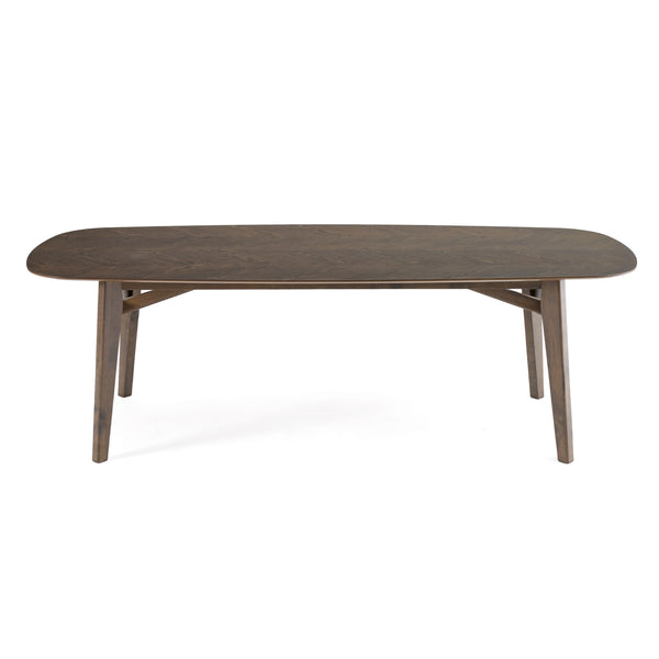 Costello Mid-Century Modern Wenge Dining Table