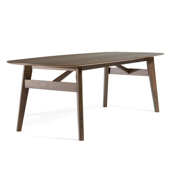 Costello Mid-Century Modern Wenge Dining Table